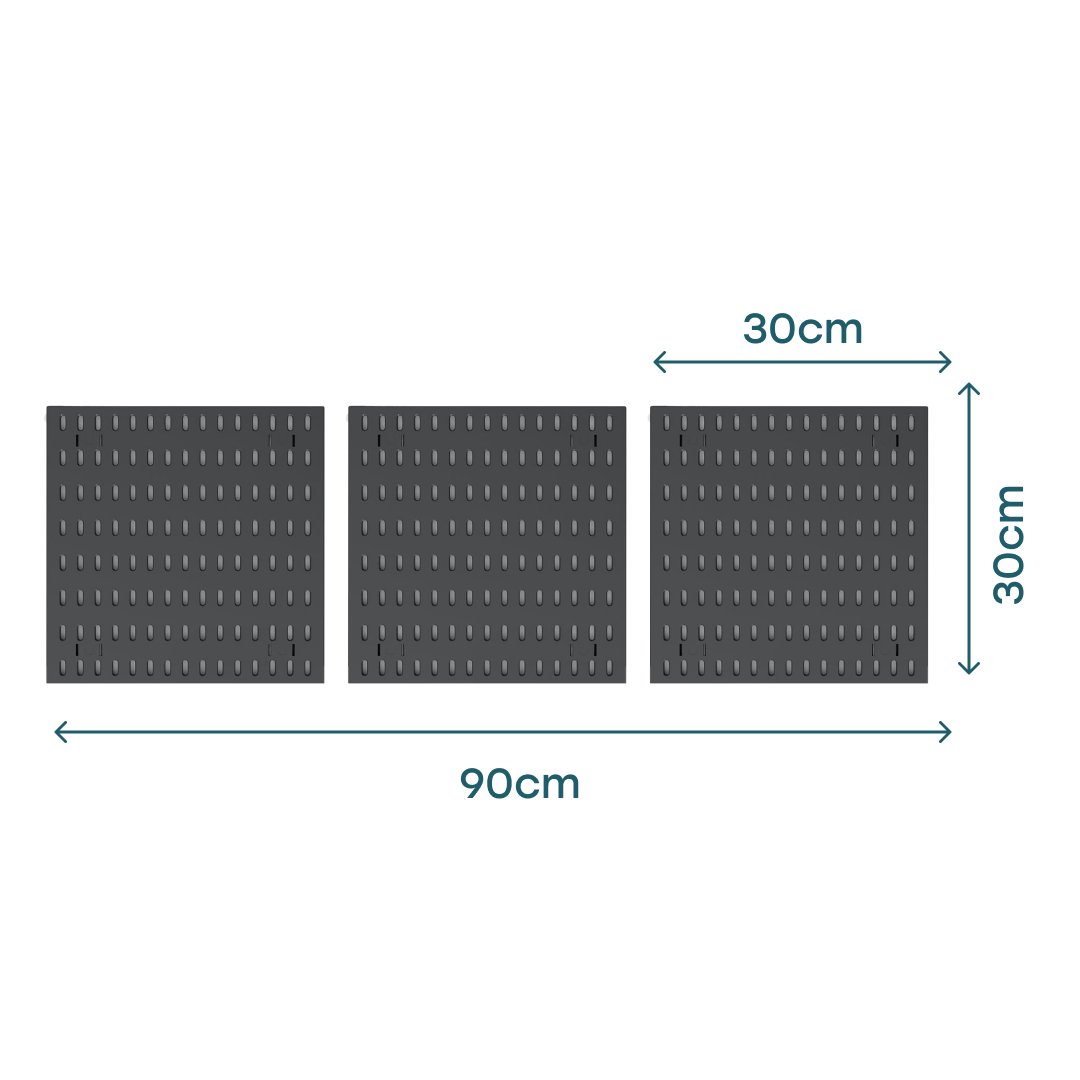 OCDEE™ Pegboard Pack of 3 - Black