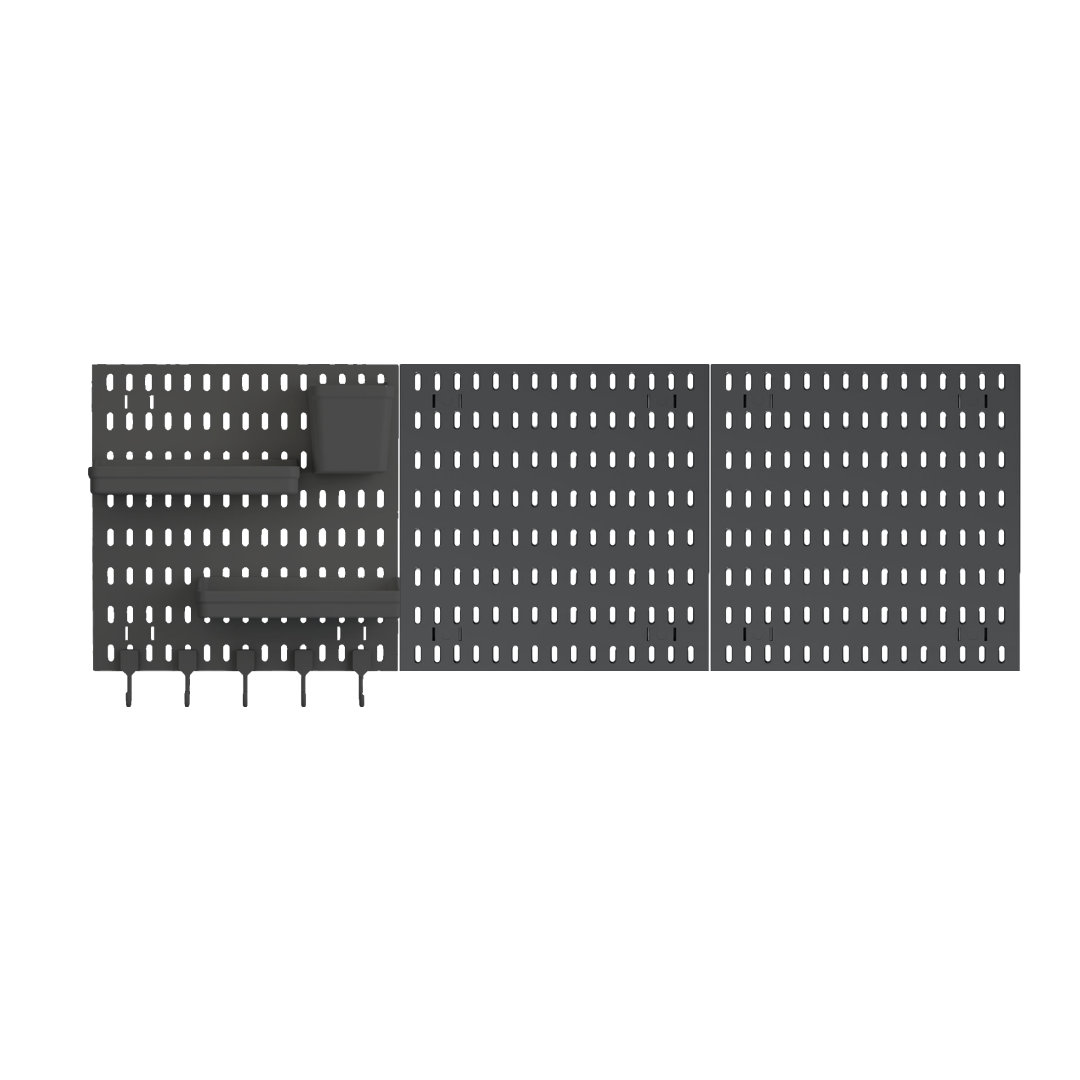 OCDEE™ Pegboard Pack of 3 - Black