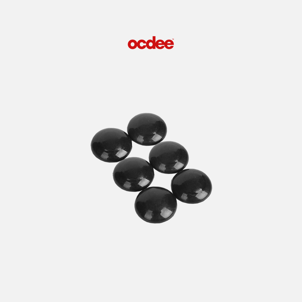 OCDEE™ MagicBoard Accessories - Magnetic Button (6 Pieces) - Black